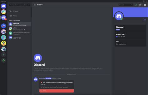 discord warning system